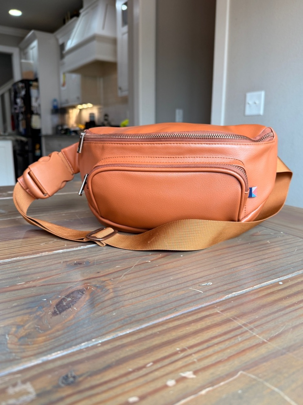 Kibou Brown Diaper Bag with Changing Matt Fanny Pack